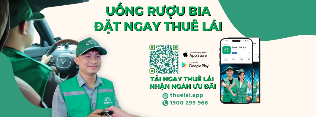 Dịch vụ thuê tài xế lái xe hộ giúp đảm bảo an toàn sau khi uống rượu, bia